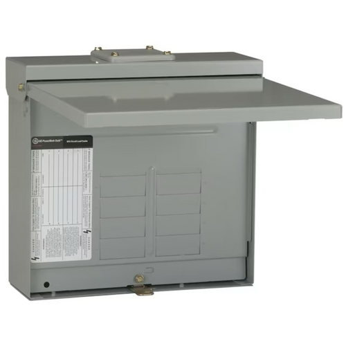 GE PowerMark Gold 125-Amp 8-Spaces 16-Circuit Outdoor Convertible Main Lug Load Center - 71223222