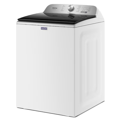 Maytag Pet Pro 4.7-cu ft High Efficiency Agitator Top-Load Washer (White)
