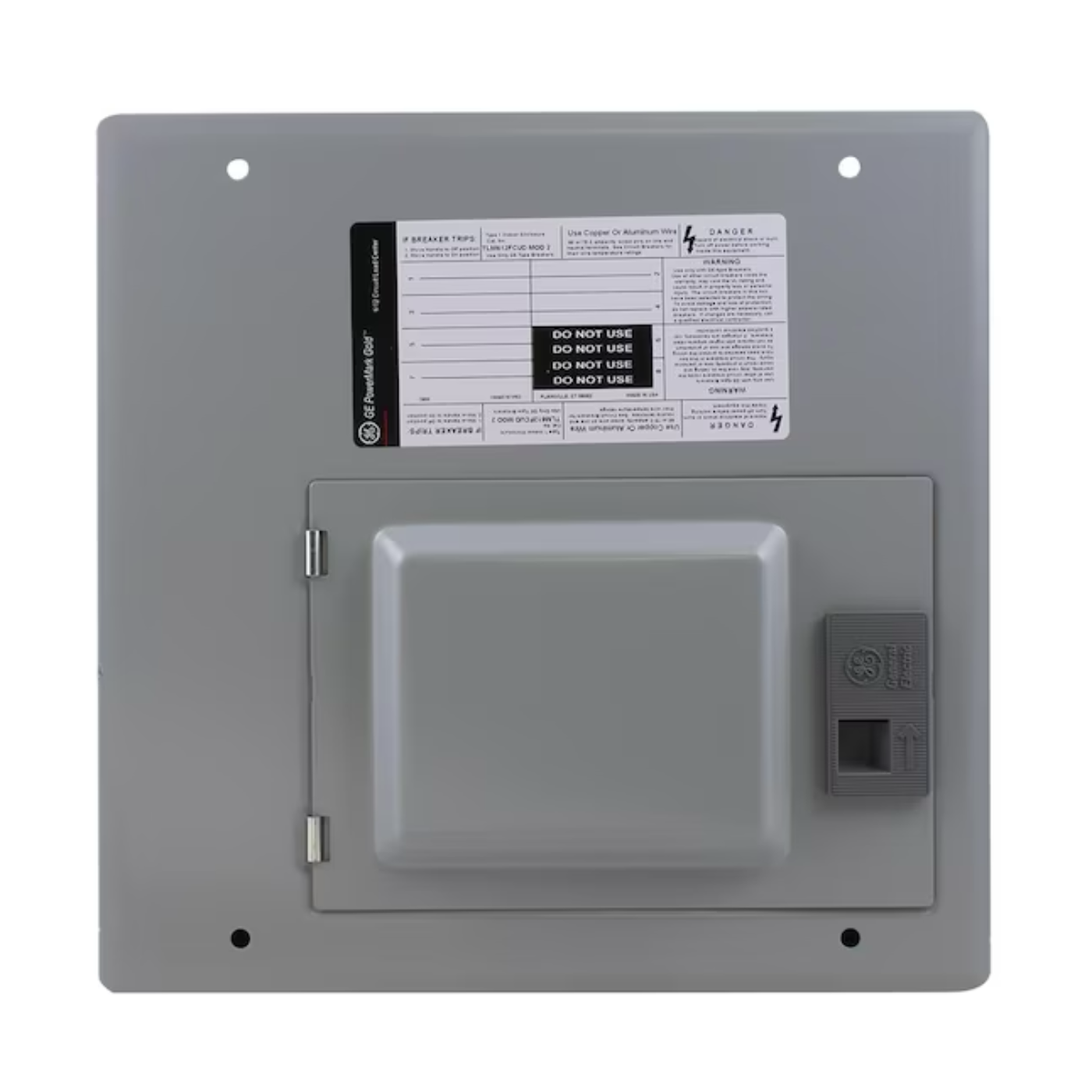 GE PowerMark Gold 125-Amp 6-Spaces 12-Circuit Indoor Convertible Main Lug Load Center - 71223230