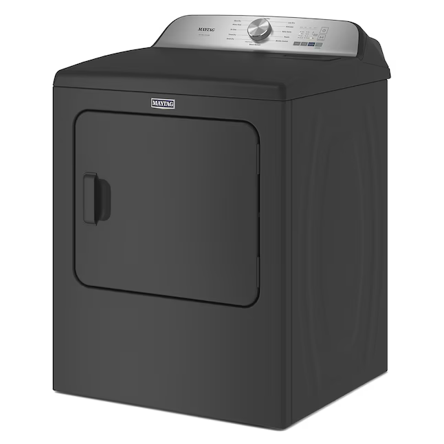 Maytag Pet Pro 7-cu ft Steam Cycle Electric Dryer (Volcano Black)