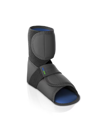 Actimove HealWell Cub Plantar fasciitis night splint and resting comfort slipper Right M Black - 7574521