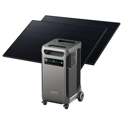 Aurora Generators  SOLIX F3800 Solar Generator + 2× 410W Rigid Solar Panels - G179011B