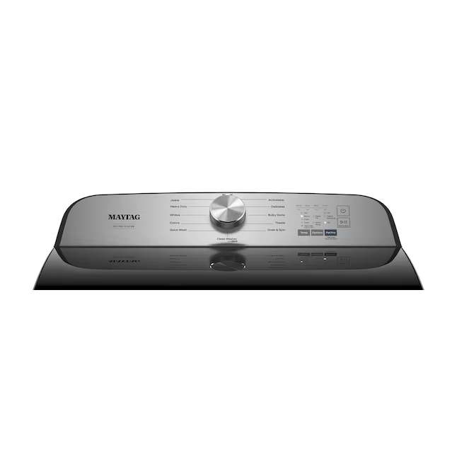 Maytag Pet Pro 4.7-cu ft High Efficiency Agitator Top-Load Washer (Volcano Black)
