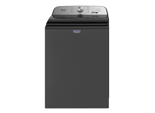 Maytag Pet Pro 4.7-cu ft High Efficiency Agitator Top-Load Washer (Volcano Black)