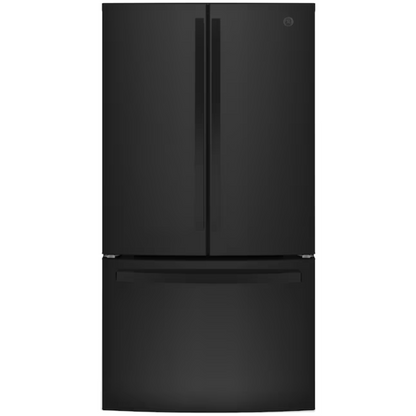 GE 27-cu ft French Door Refrigerator with Ice Maker and Water dispenser (Black) ENERGY STAR - 71223167