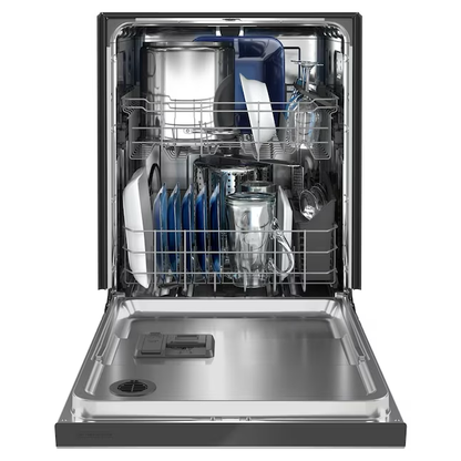 Maytag Front Control 24-in Built-In Dishwasher (Fingerprint Resistant Stainless Steel), 50-dBA