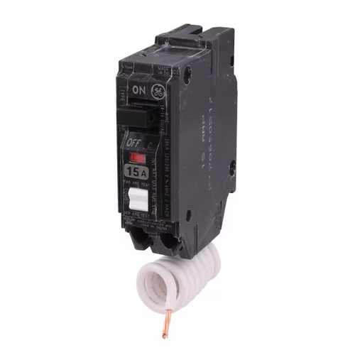 GE Q-Line THQL 15-Amp 1-Pole Combination Arc Fault Circuit Breaker - 71223240