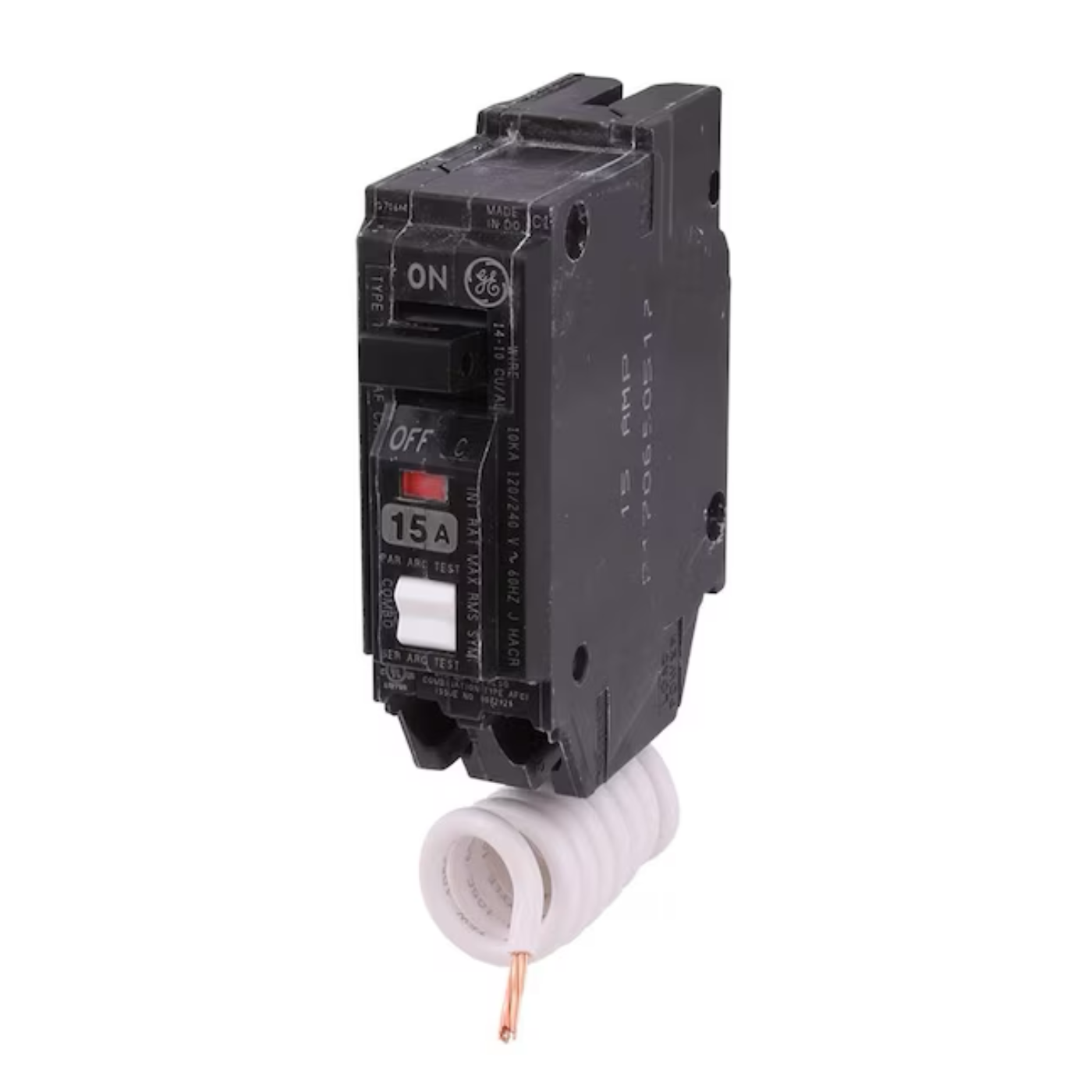 GE Q-Line THQL 15-Amp 1-Pole Combination Arc Fault Circuit Breaker - 71223240