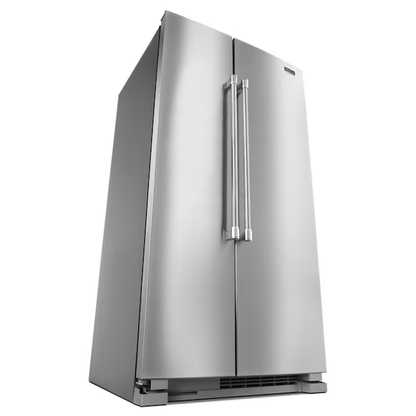 Maytag 24.9-cu ft Side-by-Side Refrigerator (Fingerprint Resistant Stainless Steel)