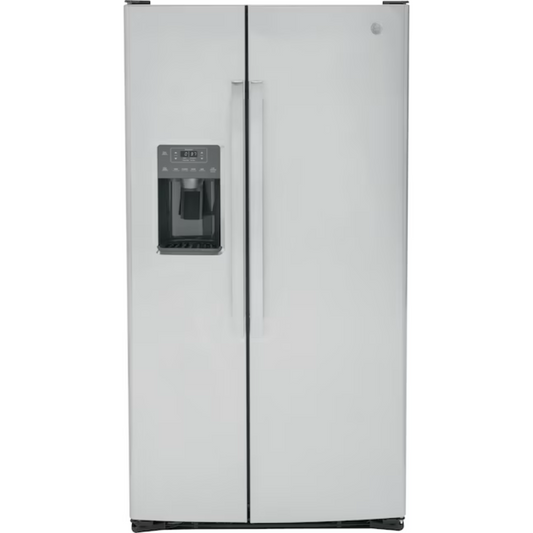 GE 25.3-cu ft Side-by-Side Refrigerator with Ice Maker, Water and Ice Dispenser  - 71223164