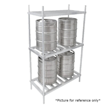 John Boos ALKR-2072 Keg Storage Rack -  ALKR-2072