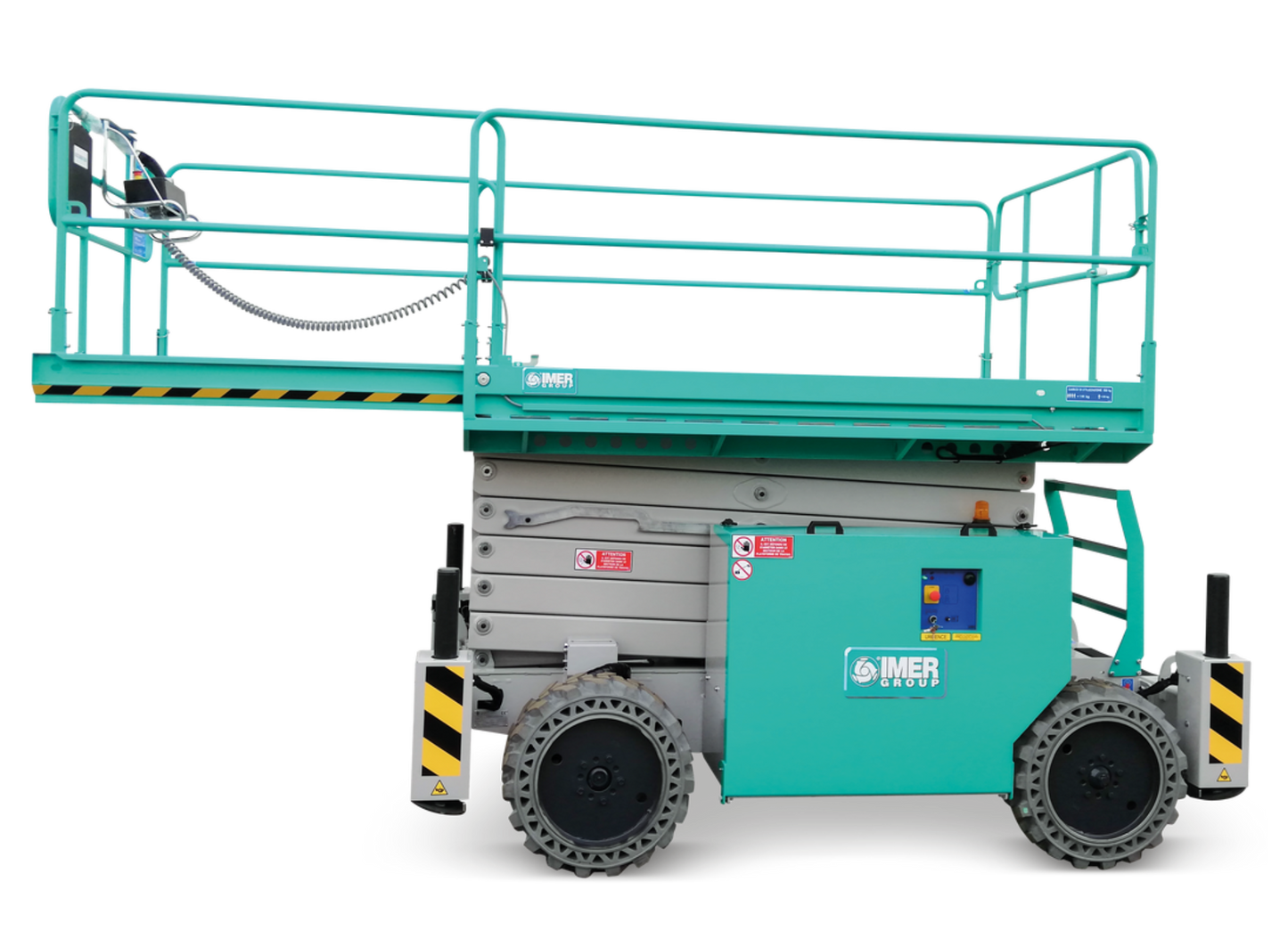 Adam Equipment IMER Scissor Lift | 49 ft Working Height | Electric & Diesel | IM 7043 RT - 1128676