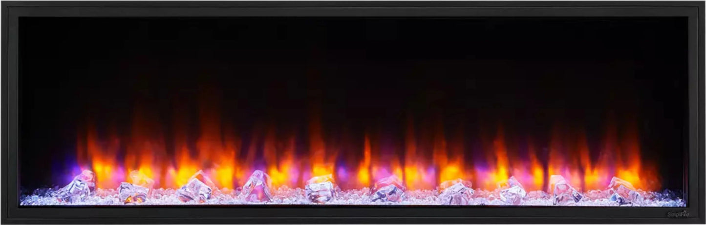 SimpliFire 55" Scion Clean Face Linear Electric Fireplace - SF-SC55-BK