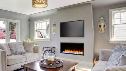 SimpliFire 43" Scion Clean Face Linear Electric Fireplace - SF-SC43-BK