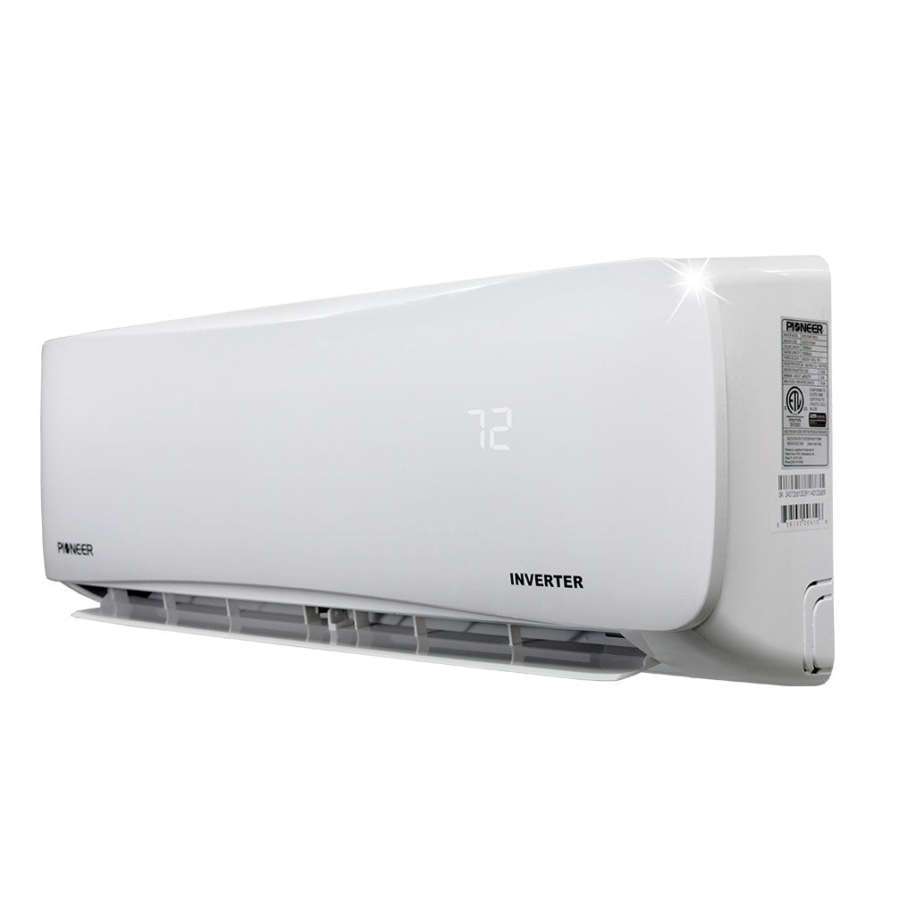 Pioneer® 18,000 BTU 21 SEER 230V Ductless Mini-Split Inverter++ Air Conditioner Heat Pump System with 16 ft. Line Sets, WYS018GMFI22RL-16