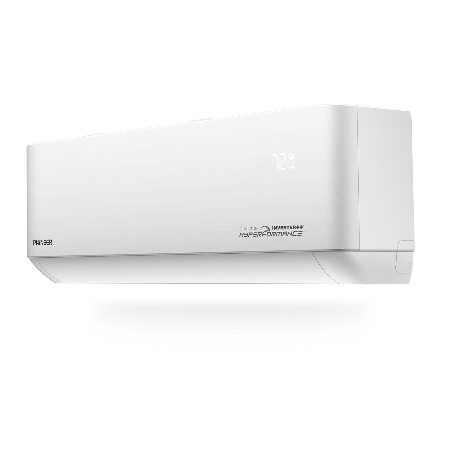 Pioneer Quantum Hyperformance 9,000 BTU 25 SEER2 230V High-Wall Ductless Energy-Star Mini-Split Air Conditioner Inverter Hyper Heat Pump Full Set - WYT009GLSI25RH-10S
