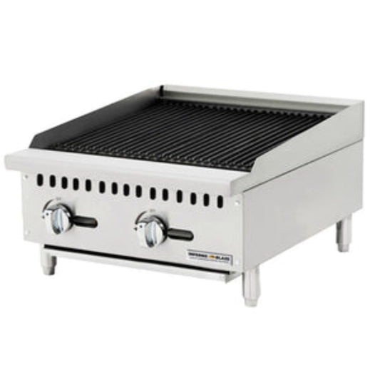 Star 60" 200,000 BTU Liquid Propane Ultra-Max Gas Charbroilers -  8H-8060CBB-LP