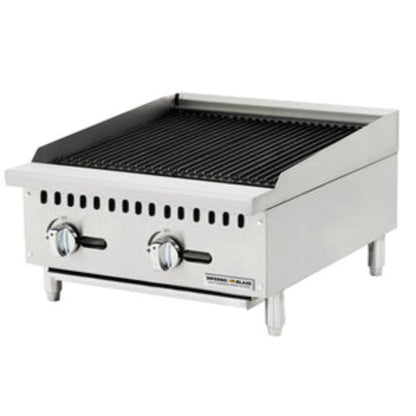 Star 60" 200,000 BTU Liquid Propane Ultra-Max Gas Charbroilers -  8H-8060CBB-LP