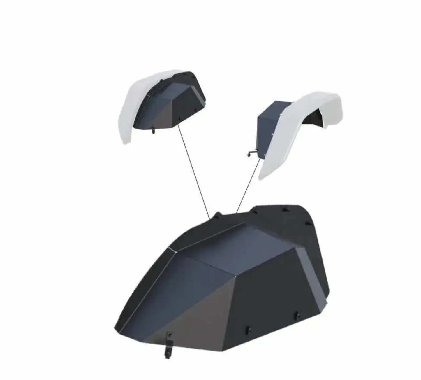 Black Horse INFG20 Rear Inner Fender Flares - BLKINFG20