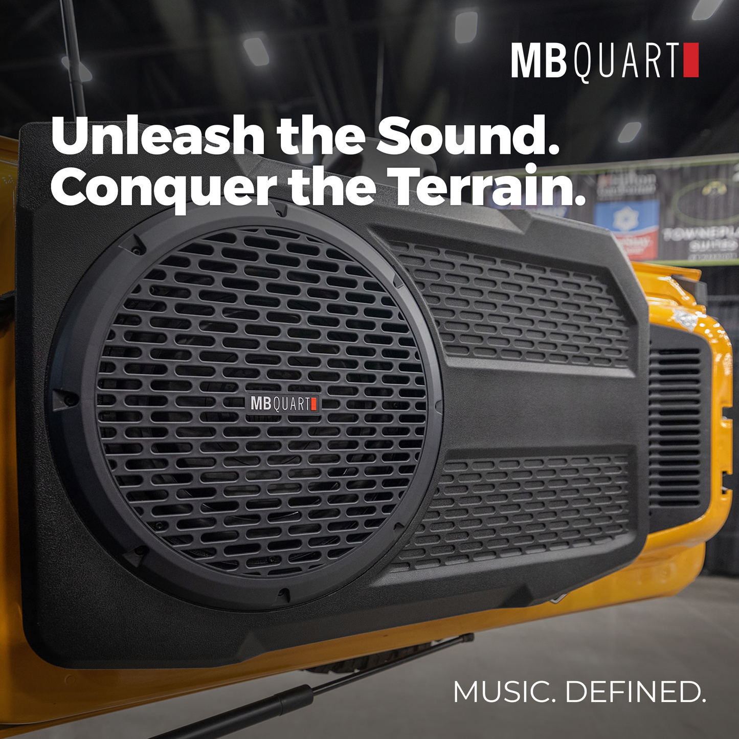 MB Quart 12" Tailgate Subwoofer System for 21-26 Ford Bronco, Tuned Audio, 400W - 427500