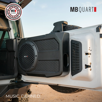 MB Quart 12" Tailgate Subwoofer System for 21-26 Ford Bronco, Tuned Audio, 400W - 427500