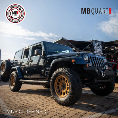 MB Quart Rear Overhead Soundbar Enclosure for 2007-2018 Jeep Wrangler JK - 431779