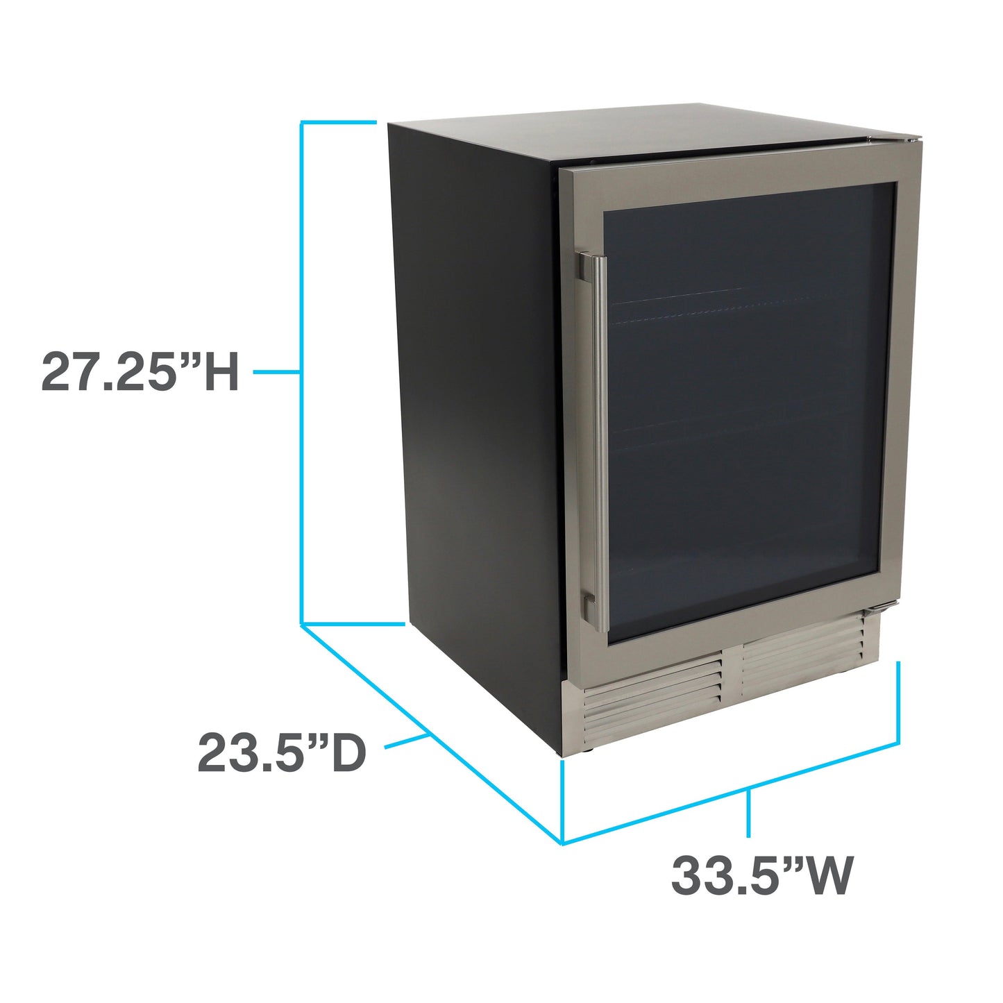Avanti DESIGNER Series Beverage Center, 126 Can Capacity - BCD50Z3S