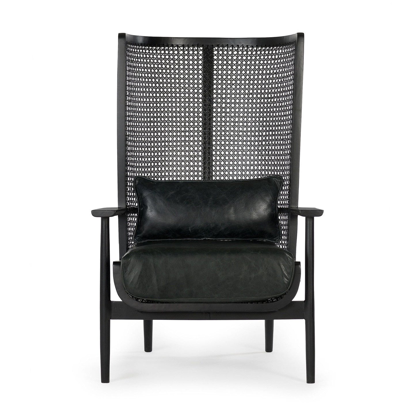Union Home Wingman Lounge Chair - Black  - LVR00206