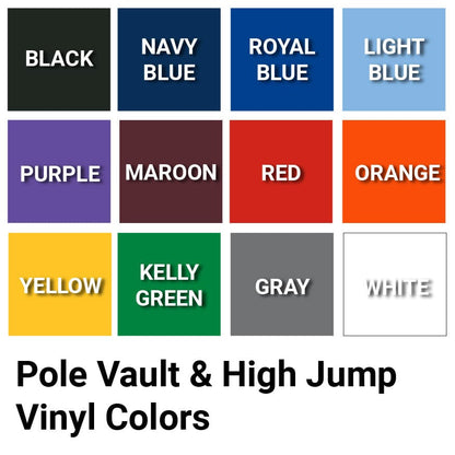 Jaypro High Jump Landing System Cover - Front Cut-Out Design (High School) TFHJ-SYHSCV