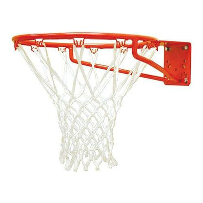 Jaypro Straight Post Basketball System (4-1/2" Pole with 4' Offset) 72"W x 42"H Perforated Aluminum Backboard