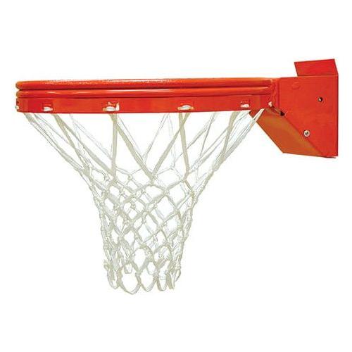 Jaypro Straight Post Basketball System (4-1/2" Pole with 4' Offset) 72"W x 42"H Perforated Aluminum Backboard