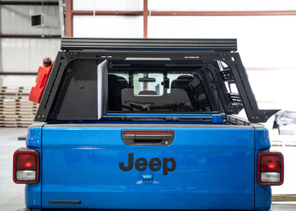 Backwoods Adventure Overland Bed Rack Storage Box - Jeep Gladiator - 5000-3017