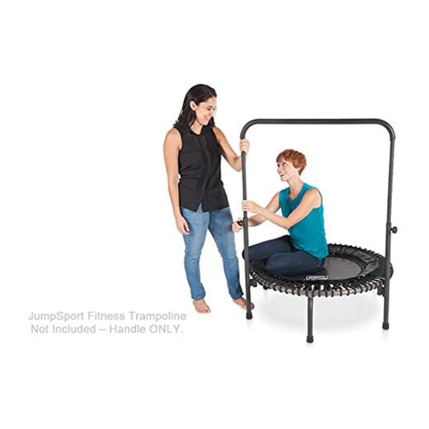 Disc-O-Bed JumpSport 370 Indoor Lightweight 39-Inch Heavy Duty Fitness Trampoline, Black - 250169