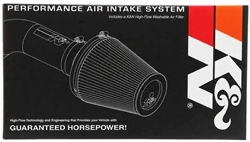 K&N 2013-14 Honda Accord 2.4L L4 69 Series Typhoon Air Intake System - Silver Cold Air Intake Kit