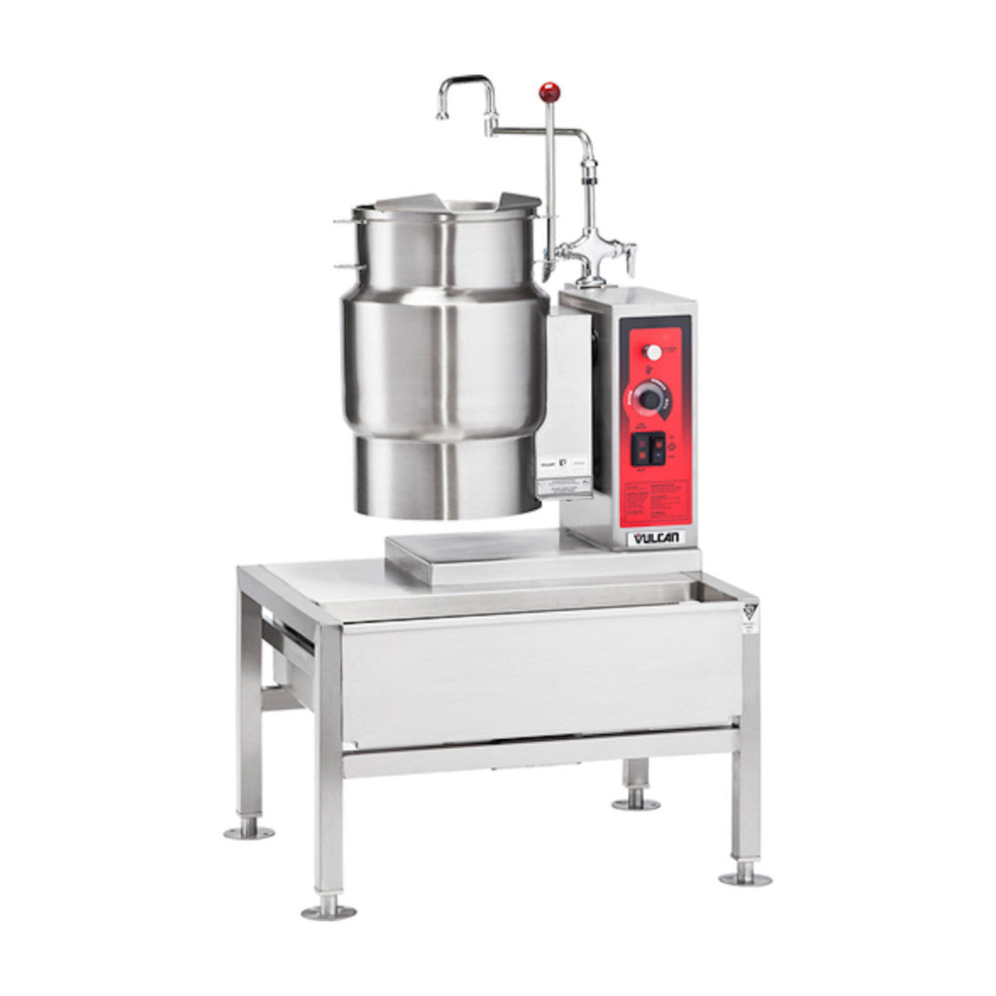 Vulcan K12ETT Countertop Electric 25-1/2 Tilting Kettle - 12 Gallon Capacity - VUK12ETT7