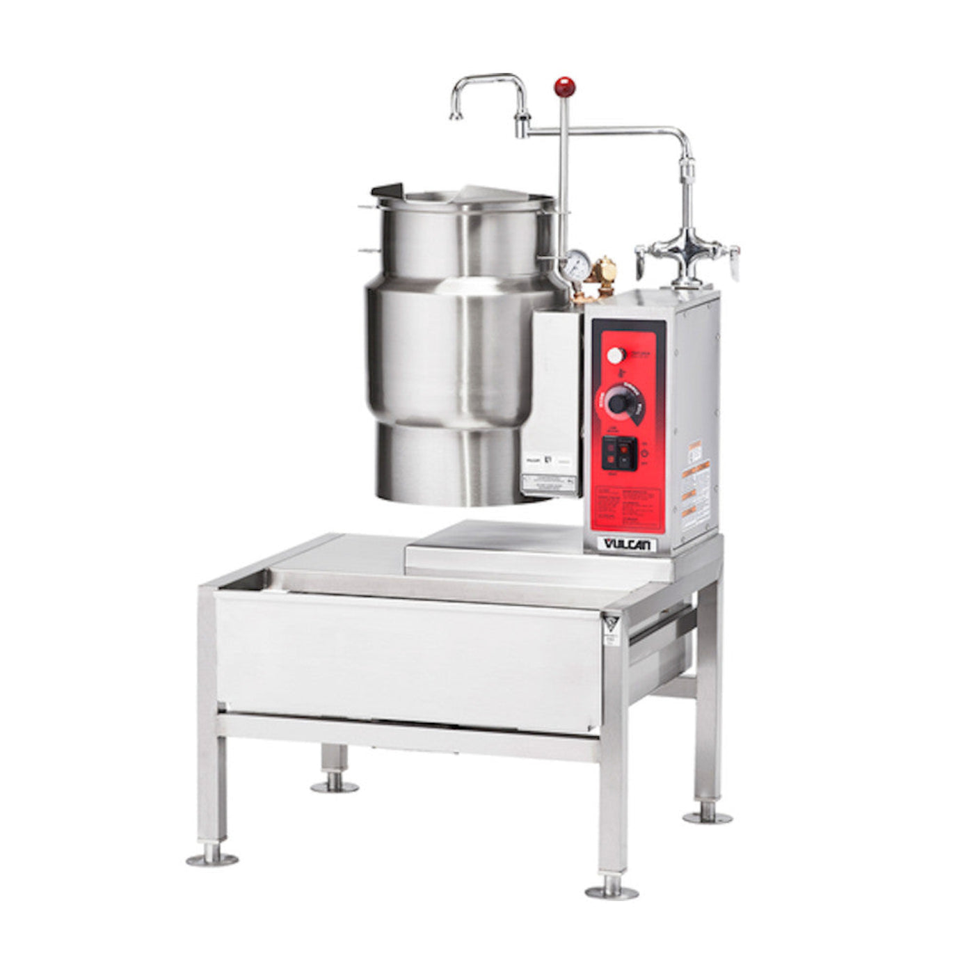 Vulcan K12ETT Countertop Electric 25-1/2 Tilting Kettle - 12 Gallon Capacity - VUK12ETT7