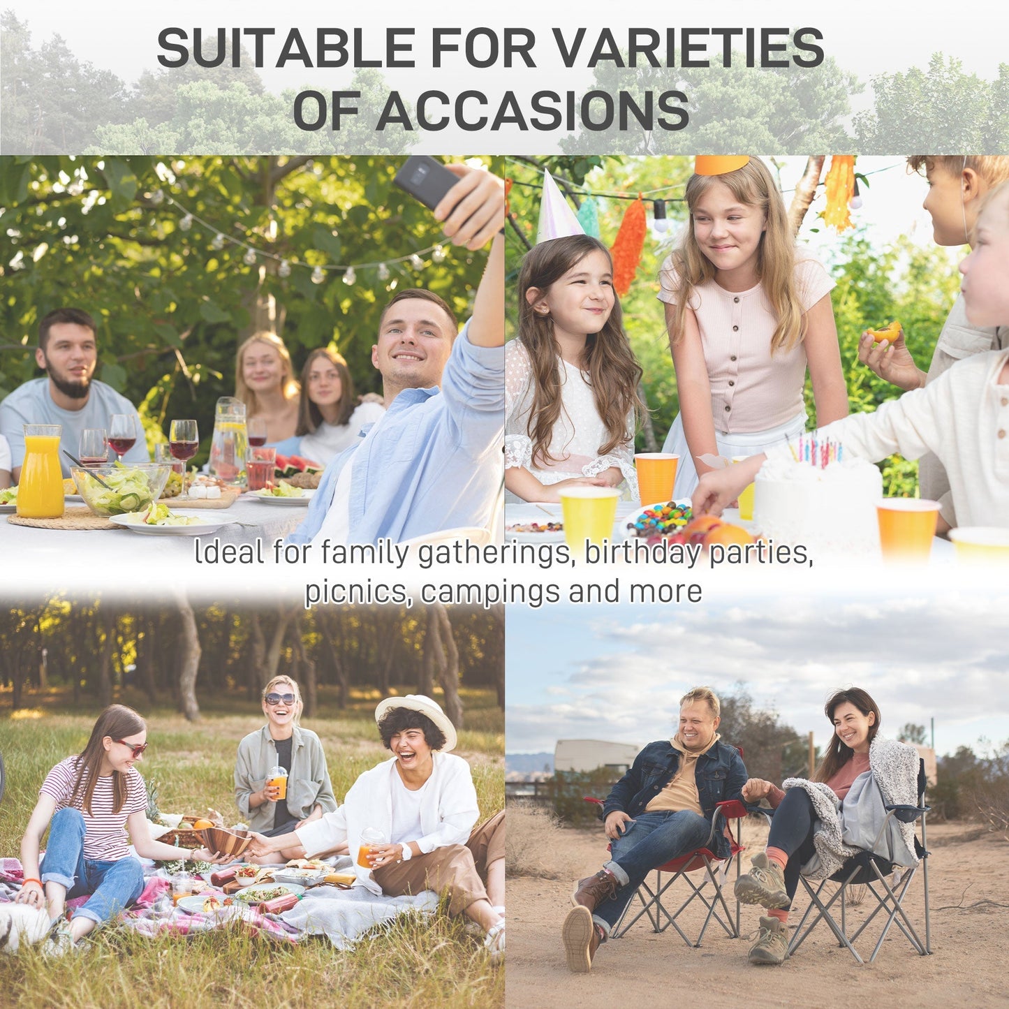 Outsunny 20' x 40' Heavy-Duty Outdoor Party Tent with Sidewalls, Gray - 84C-020V00GY