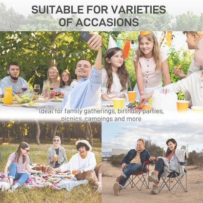 Outsunny 20' x 40' Heavy-Duty Outdoor Party Tent with Sidewalls, Gray - 84C-020V00GY