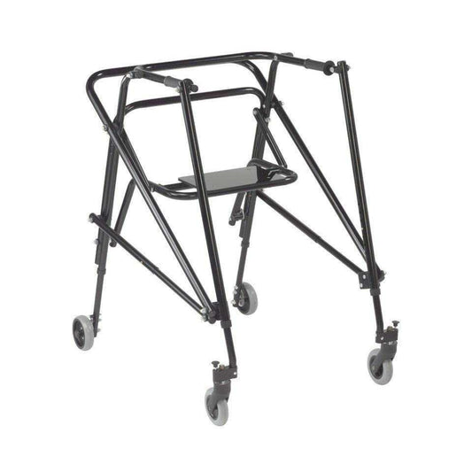 Drive Medical Nimbo 2G Lightweight Posterior Walker With Seat Black - XL - DM-KA5200S2GEB