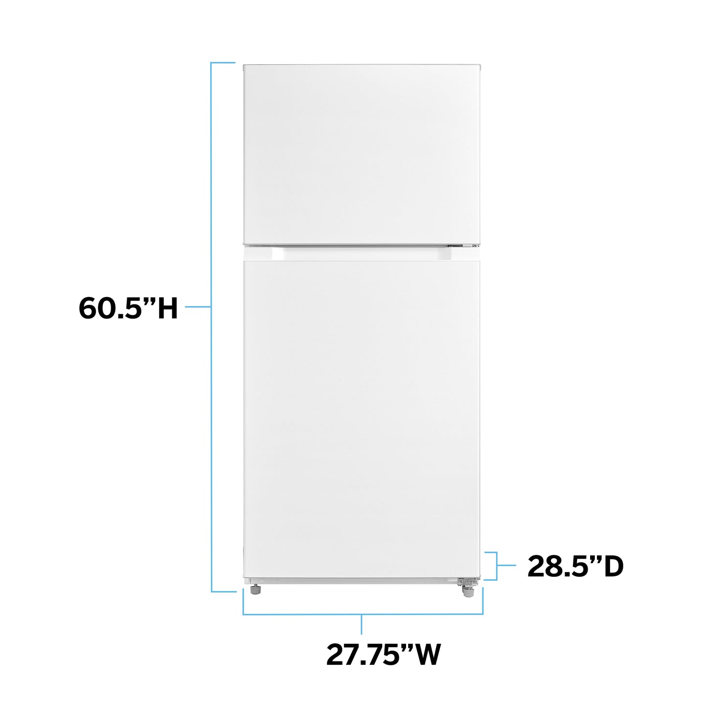 Avanti Frost Free Top Freezer Refrigerator - FF14D3S-4