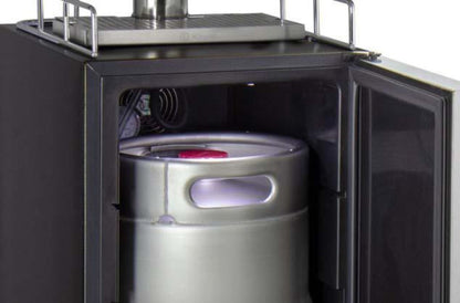 Kegco 15" Wide Homebrew Tap Stainless Steel Commercial Kegerator - HBK15BSRNK