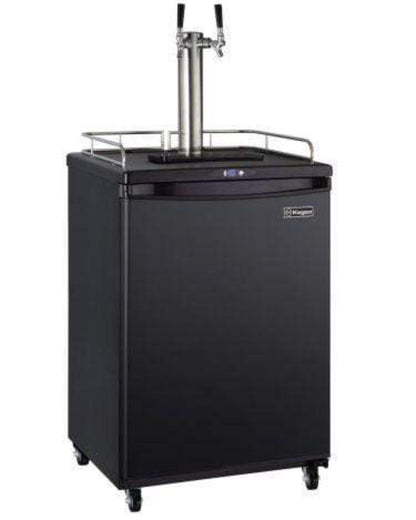 Kegco 24" Wide Cold Brew Coffee Tap Black Commercial/Residential Kegerator - ICZ163B-1NK