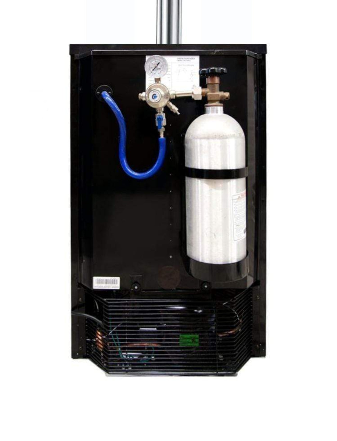 Kegco 20" Wide Cold Brew Coffee Single Tap Black Kegerartor - ICK19B-1NK