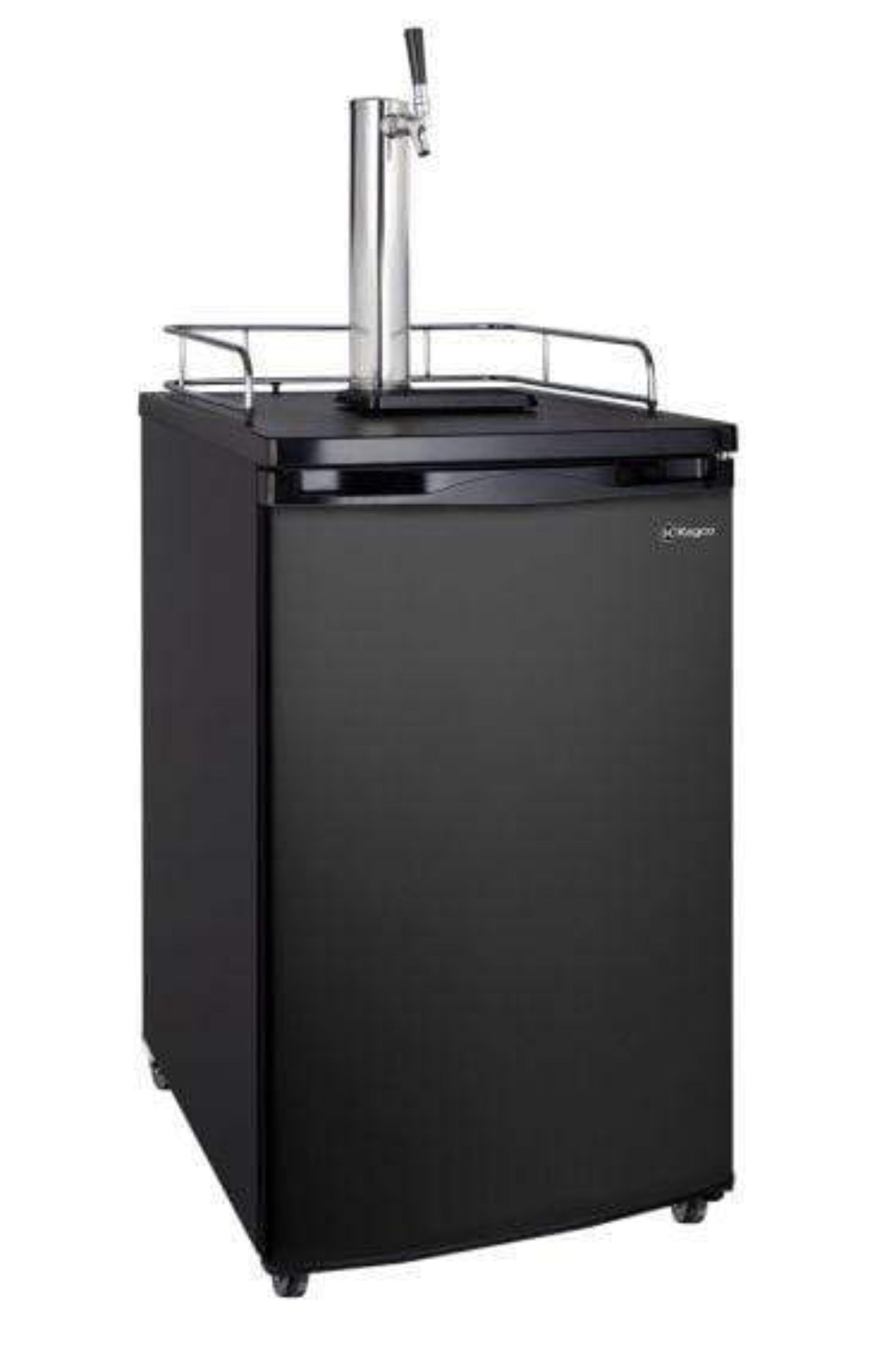 Kegco 20" Wide Kombucha Tap Black Kegerator - KOM19B-1NK