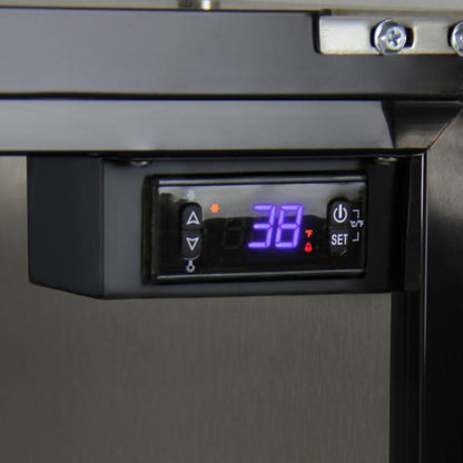 Kegco 24" Wide All Stainless Steel Outdoor Built-In Left Hinge Kegerator with Kit - HK38SSU-L-1