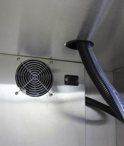 Kegco 24" Wide All Stainless Steel Outdoor Built-In Left Hinge Kegerator with Kit - HK38SSU-L-1