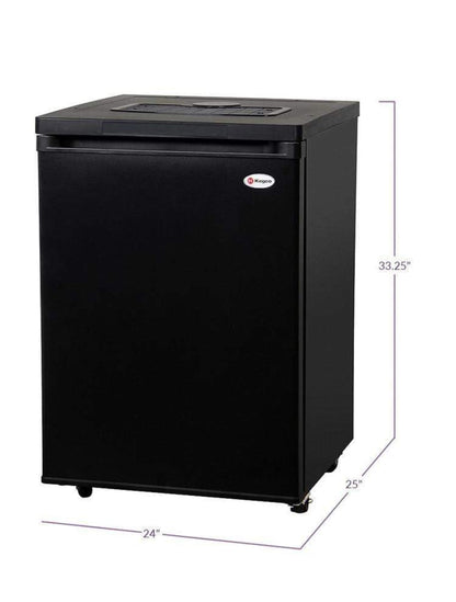 Kegco 24" Wide Black Kegerator - Cabinet Only - MDK-209B-01