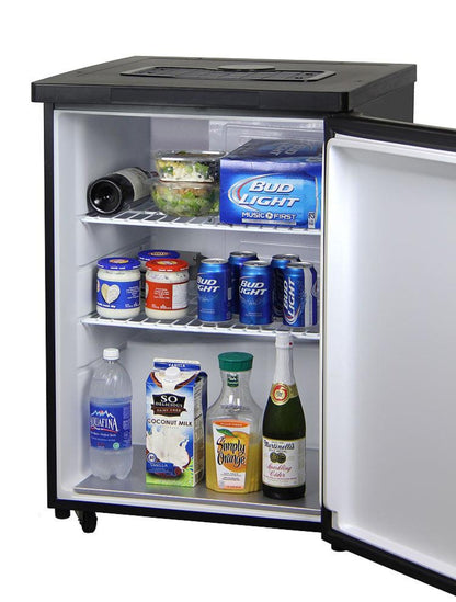 Kegco 24" Wide Black Kegerator - Cabinet Only - MDK-209B-01