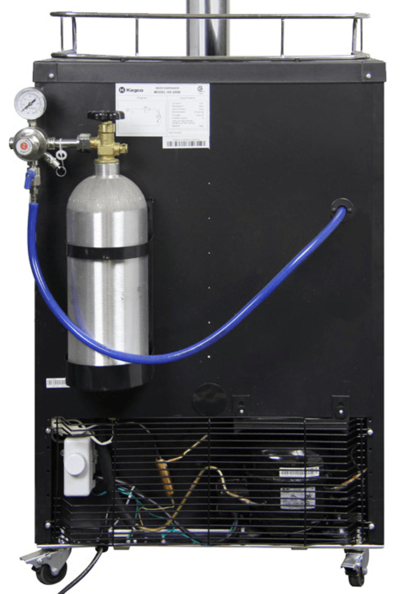 Kegco 24" Wide Black Kegerator - Cabinet Only - MDK-209B-01
