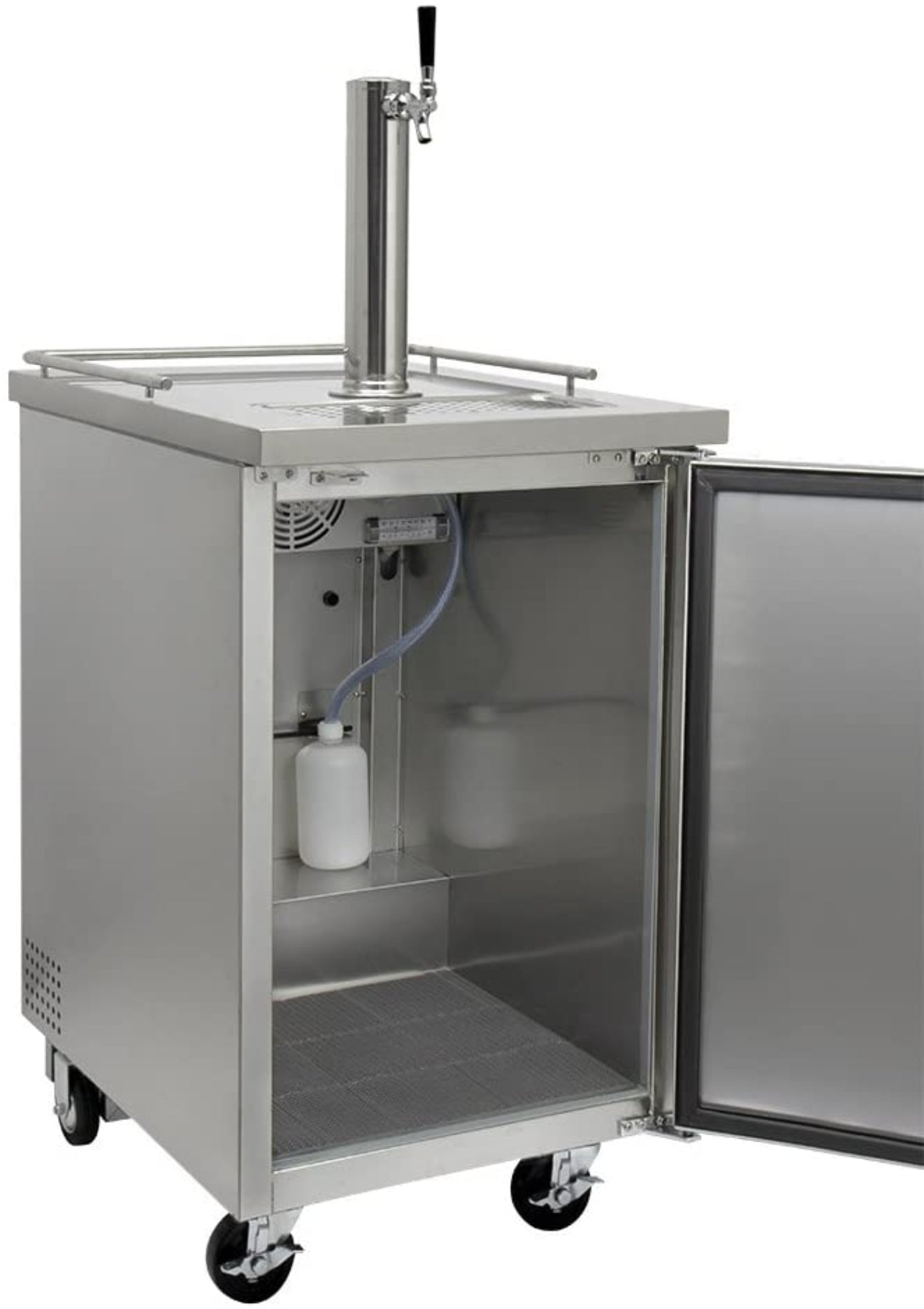 Kegco 24" Wide Cold Brew Coffee SilverCommercial Kegerator - ICXCK-1S-1